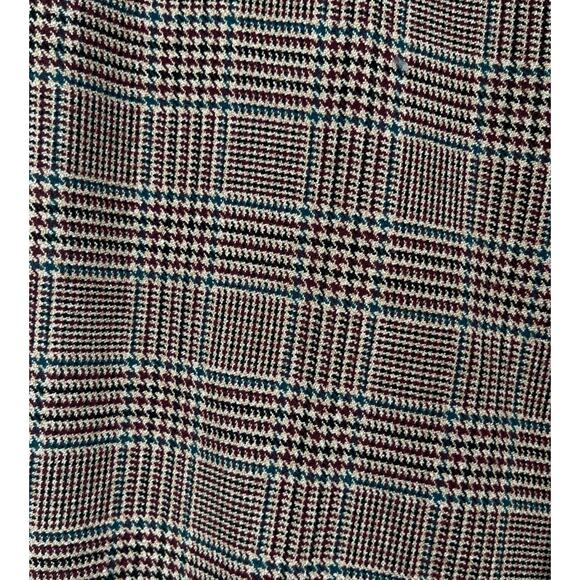 Paige Pants Claudine Houndstooth Plaid High Waist ankle flare size 8 - Picture 3 of 7